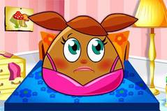 Вылечи Девочку Поу - Pou Girl Flu Care
